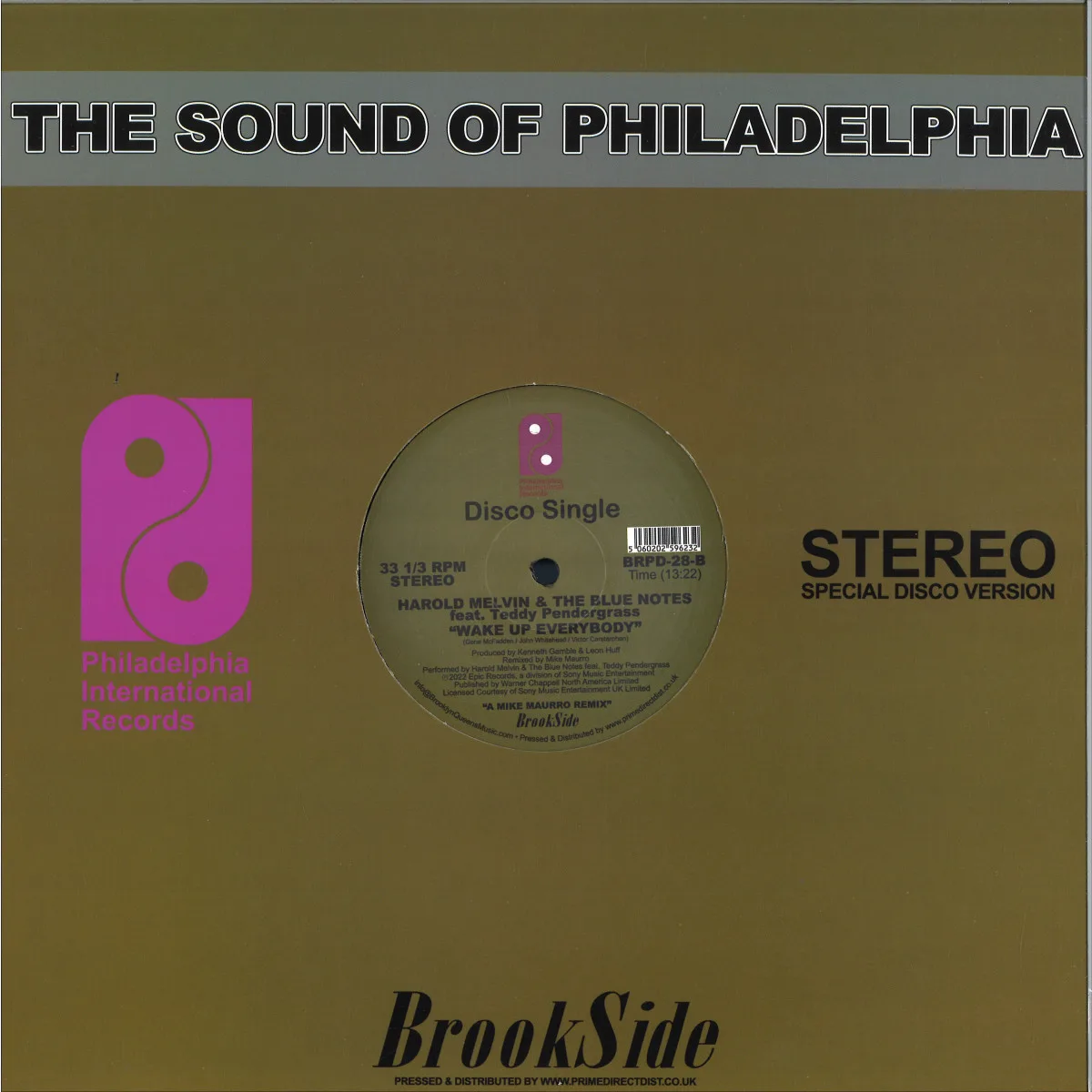 Back cover — The O'jays/Harold Melvin&The Blue Notesfeat.Teddy Pendergrass — I Love Music / Wake Up Everybody