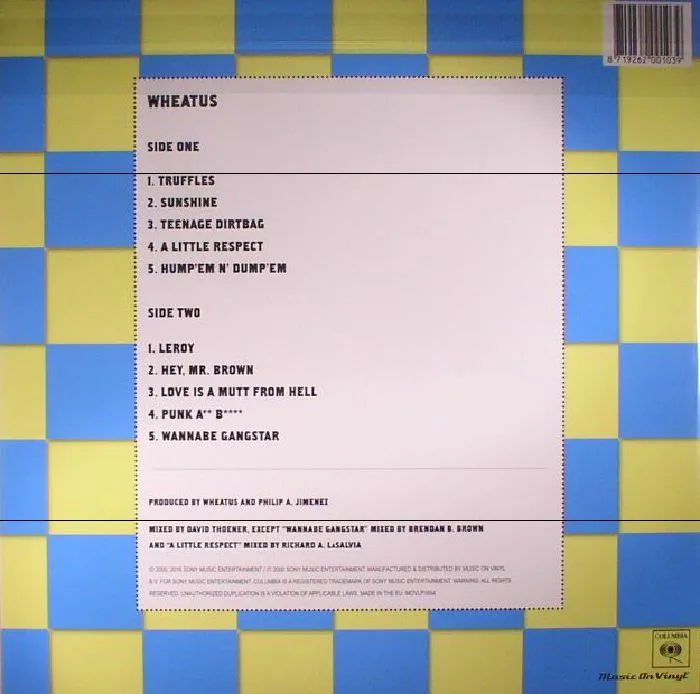 Обратная сторона обложки — WHEATUS — Wheatus (reissue)