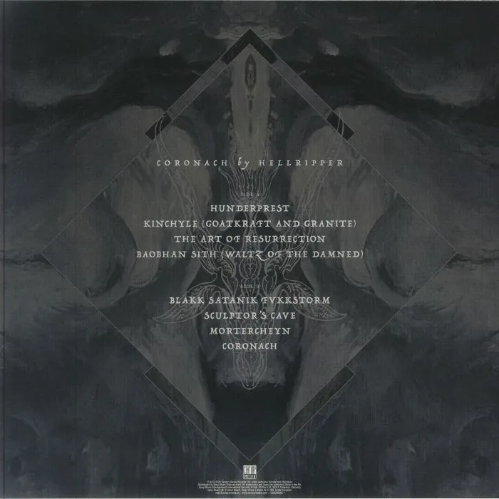 Обратная сторона обложки — HELLRIPPER — Coronach
