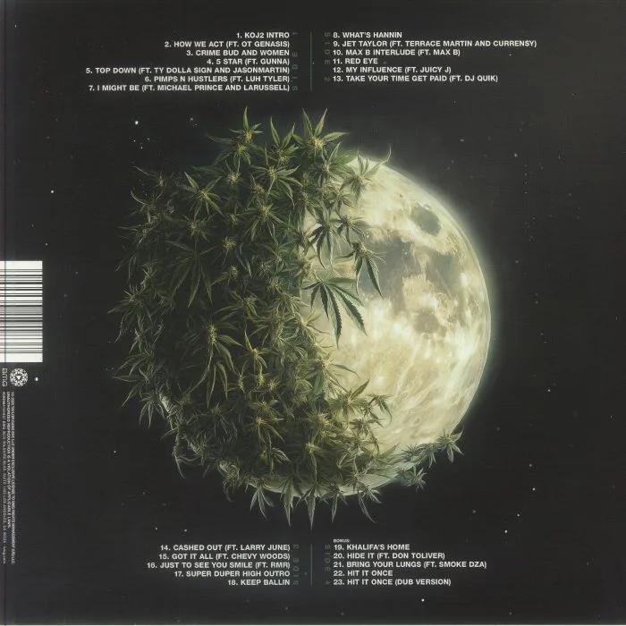 Back cover — WIZ KHALIFA — Kush & Orange Juice 2
