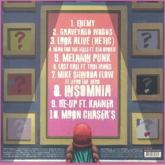 Back cover — OXYMORRONS — Melanin Punk