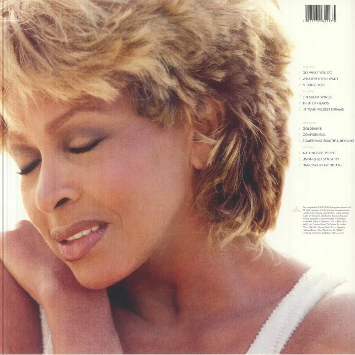 Обратная сторона обложки — Tina TURNER — Wildest Dreams (30th Anniversary Edition)