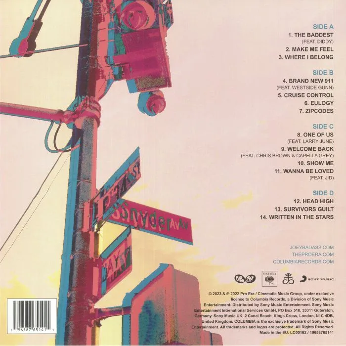 Back cover — JOEY BADA$$ — 2000