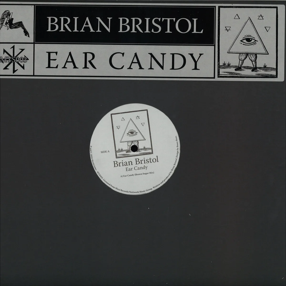 Лицевая сторона обложки — Brian Bristol — Ear Candy (feat. Fyi Chris And Nutrasweet Remixes)