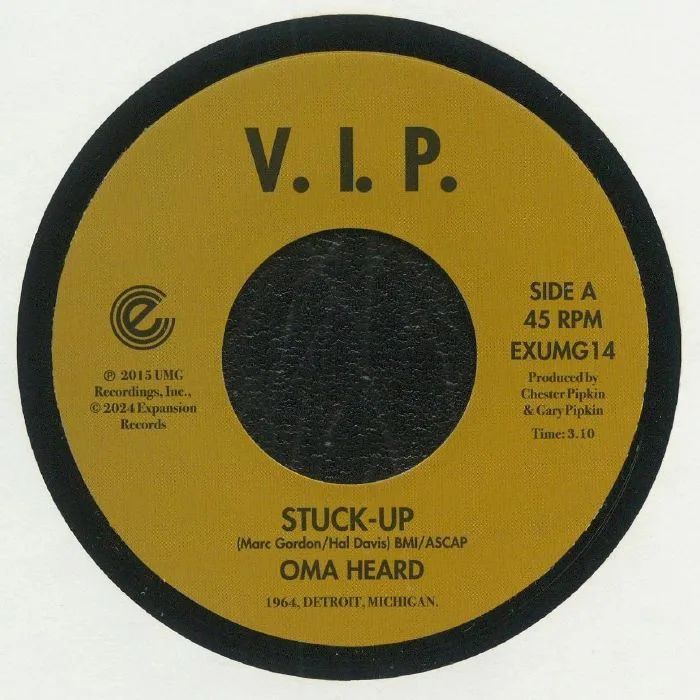 Front cover — Oma HEARD — Stuck Up