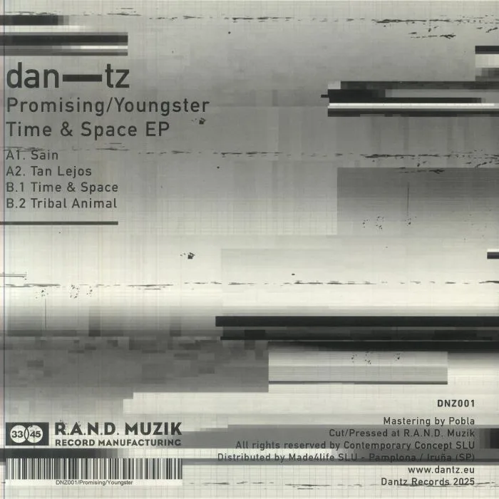 Back cover — PROMISING / YOUNGSTER — Time & Space EP