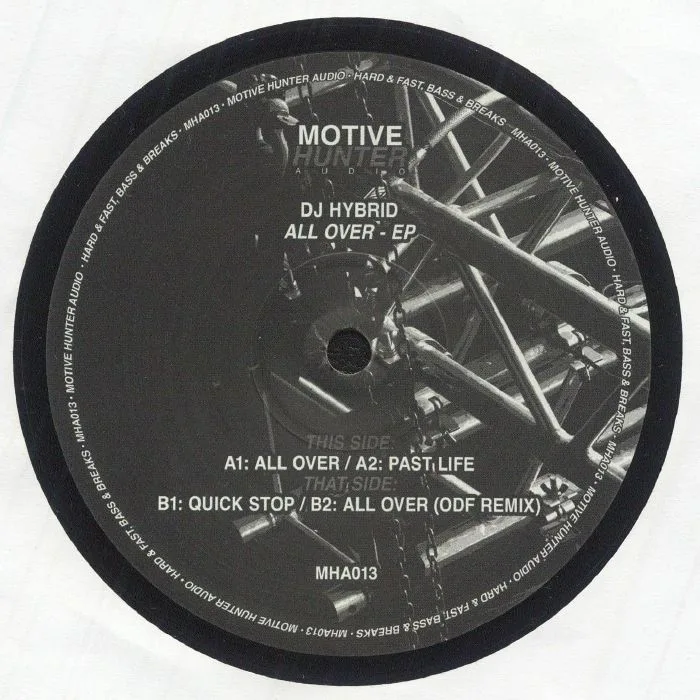 Лицевая сторона обложки — DJ HYBRID — All Over EP