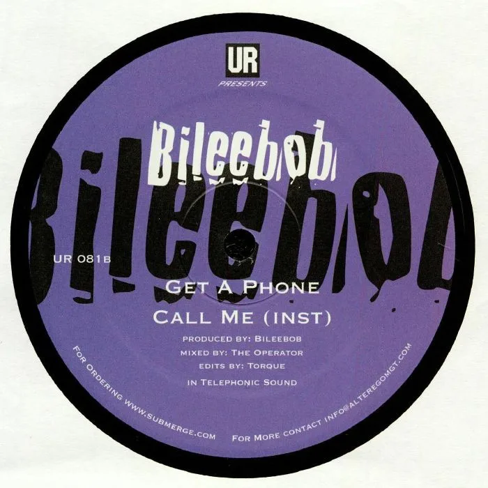 Back cover — BILEEBOB — Call Me