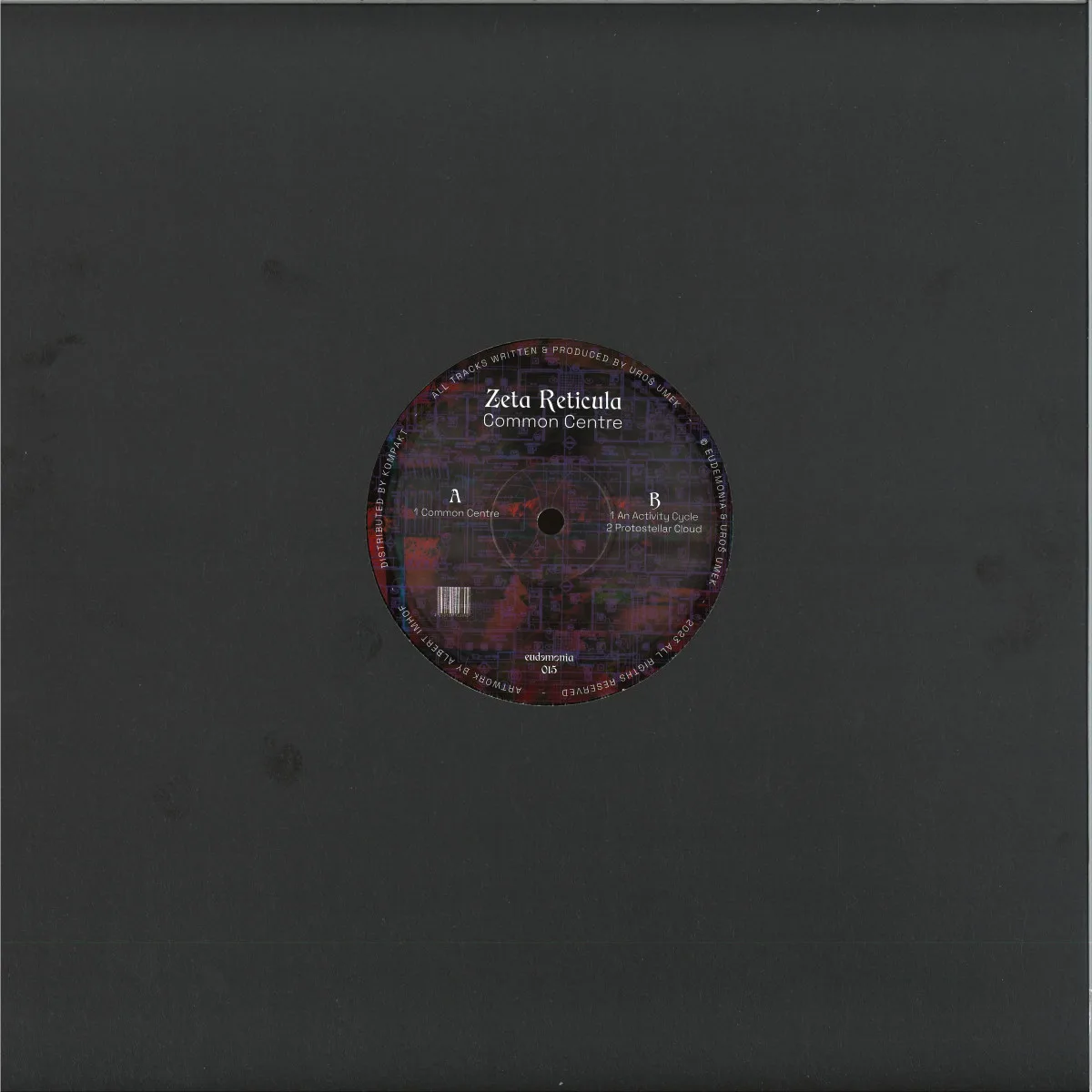 Обратная сторона обложки — Zeta Reticula — Common Centre EP