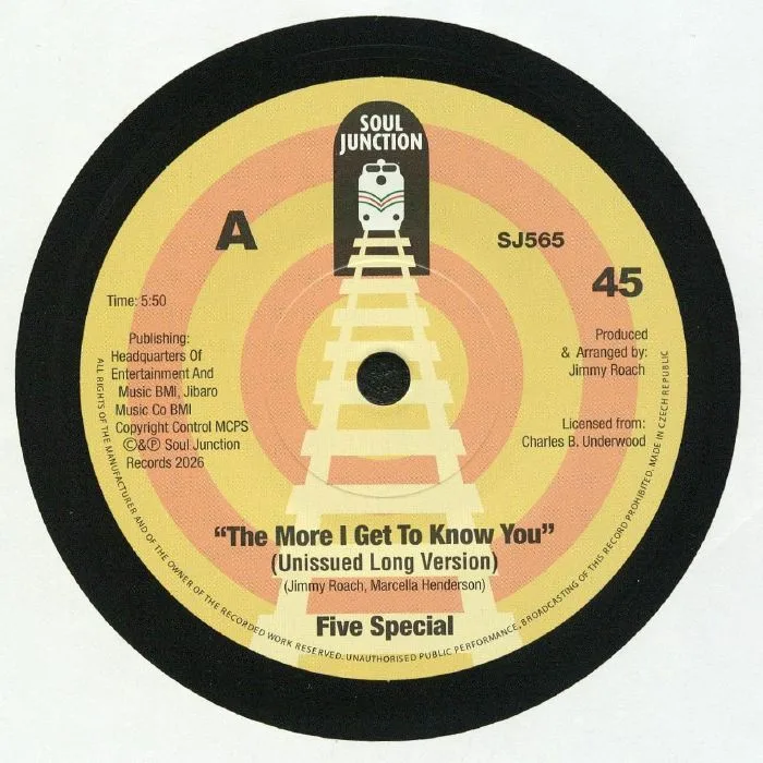 Лицевая сторона обложки — FIVE SPECIAL — The More I Get To Know You