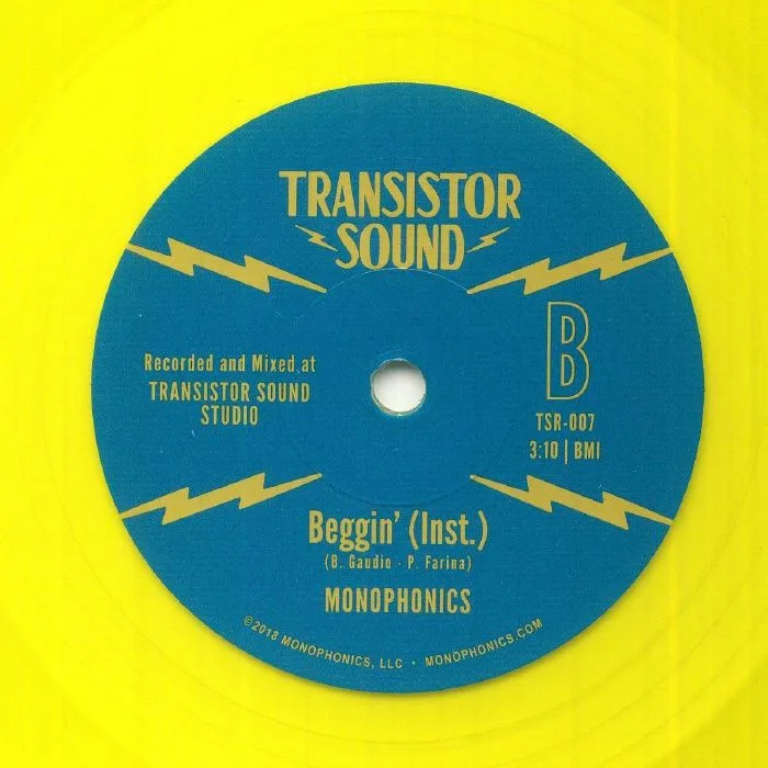 Back cover — The MONOPHONICS — Beggin' (reissue)