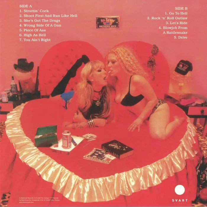 Обратная сторона обложки — NASHVILLE PUSSY — High As Hell (reissue)