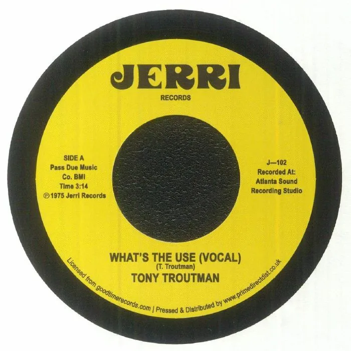 Лицевая сторона обложки — Tony TROUTMAN — What's The Use? (Record Store Day RSD 2023)