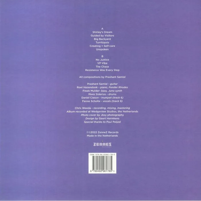 Back cover — Prashant SAMLAL — Visitors
