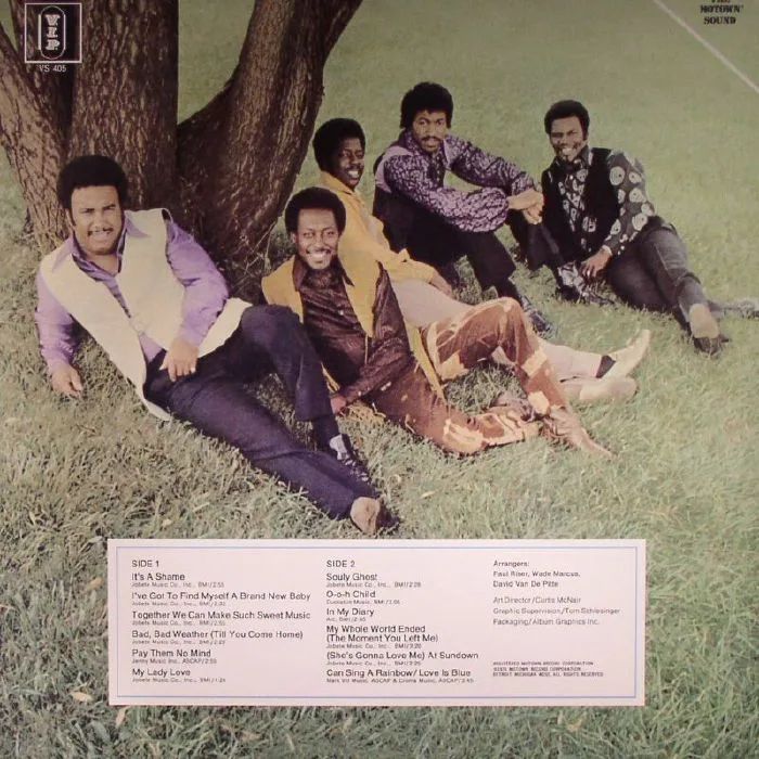 Back cover — The SPINNERS — 2nd Time Around