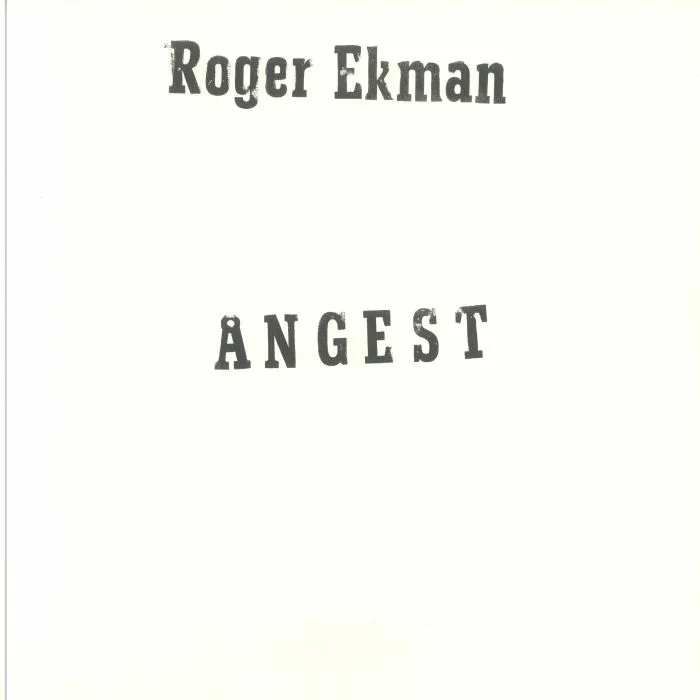 Лицевая сторона обложки — Roger EKMAN — Angest (remastered)