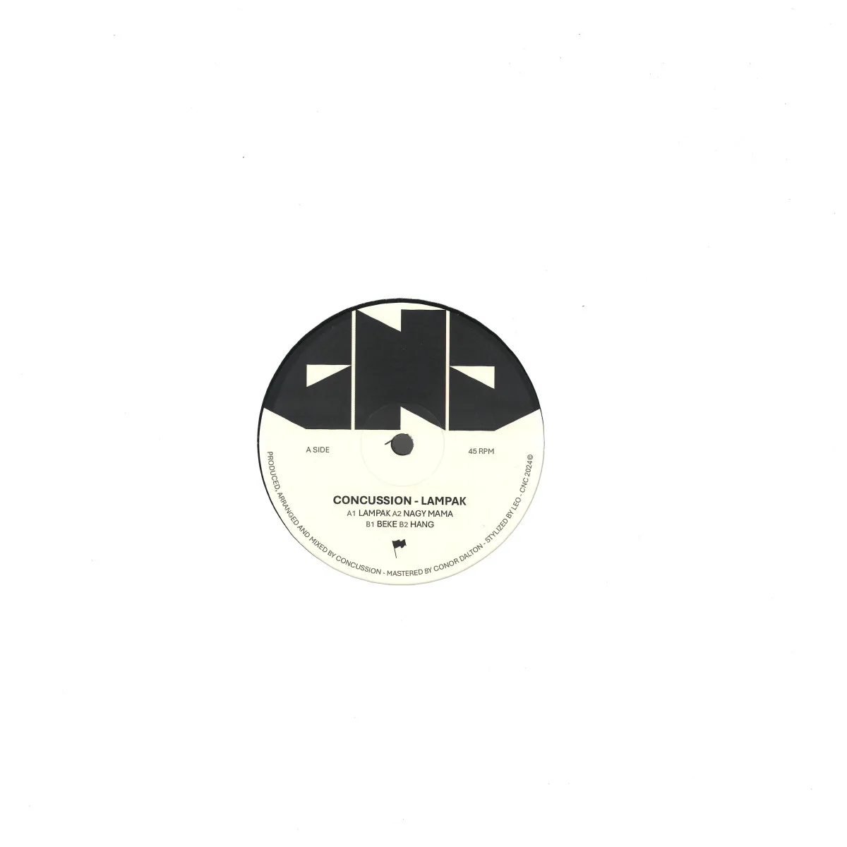Обратная сторона обложки — Concussion — Lampak EP