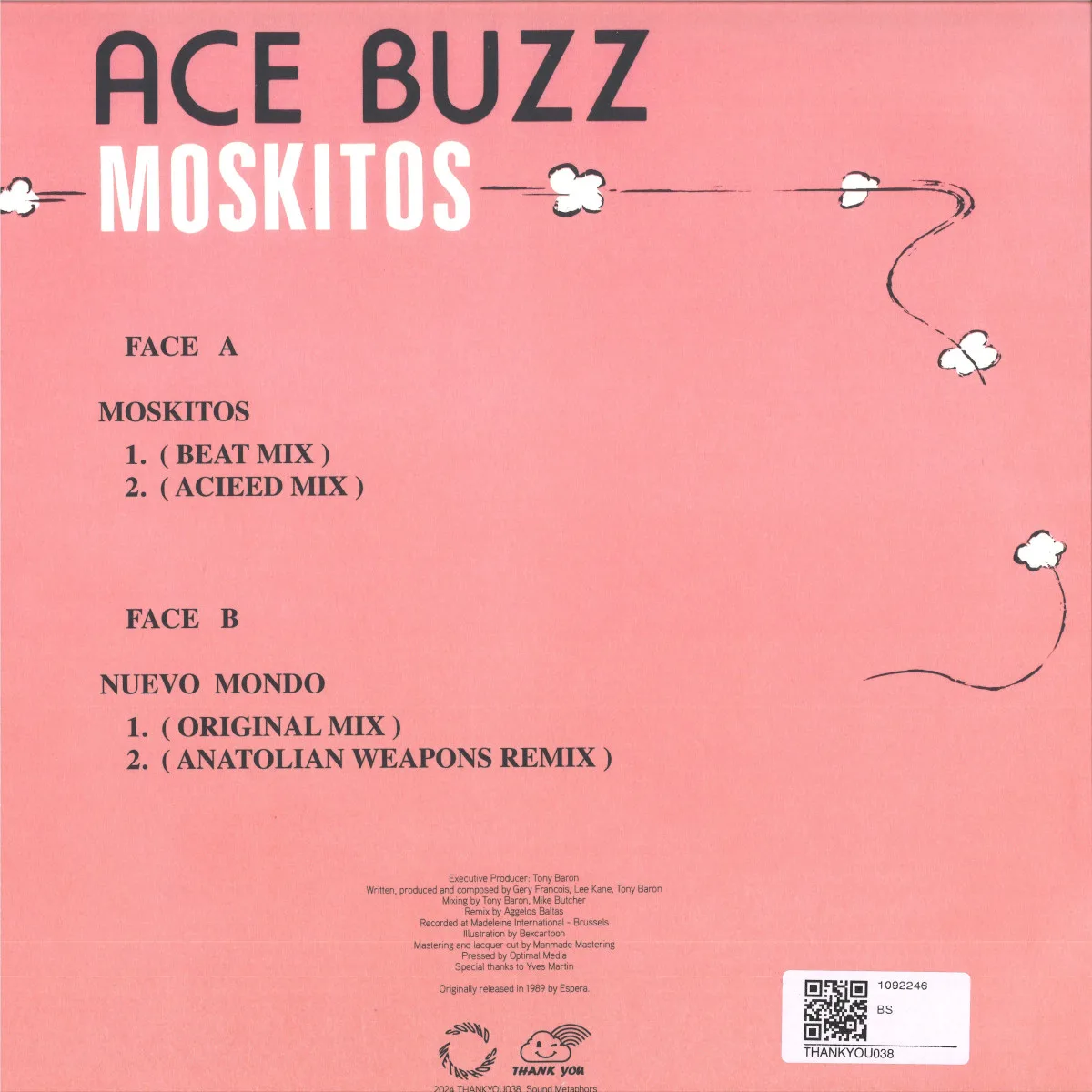 Обратная сторона обложки — Ace Buzz — Moskitos