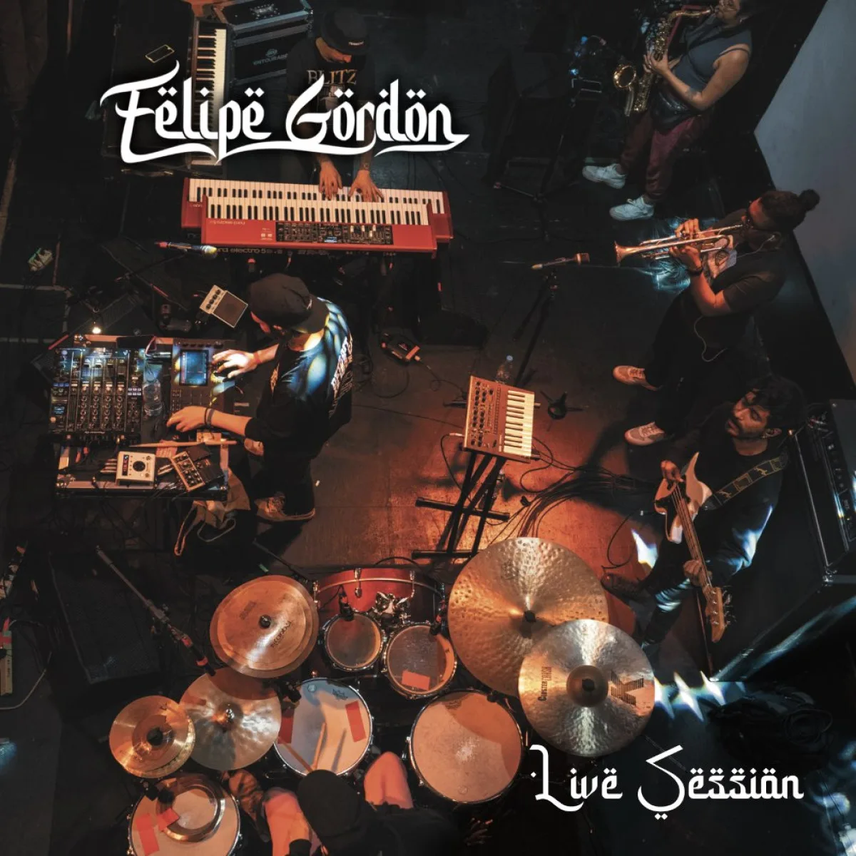 Лицевая сторона обложки — FELIPE GORDON — LIVE SESSION LP 2x12"