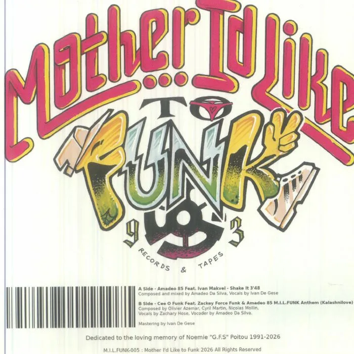 Back cover — AMADEO 85 / CEE O FUNK — Shake It