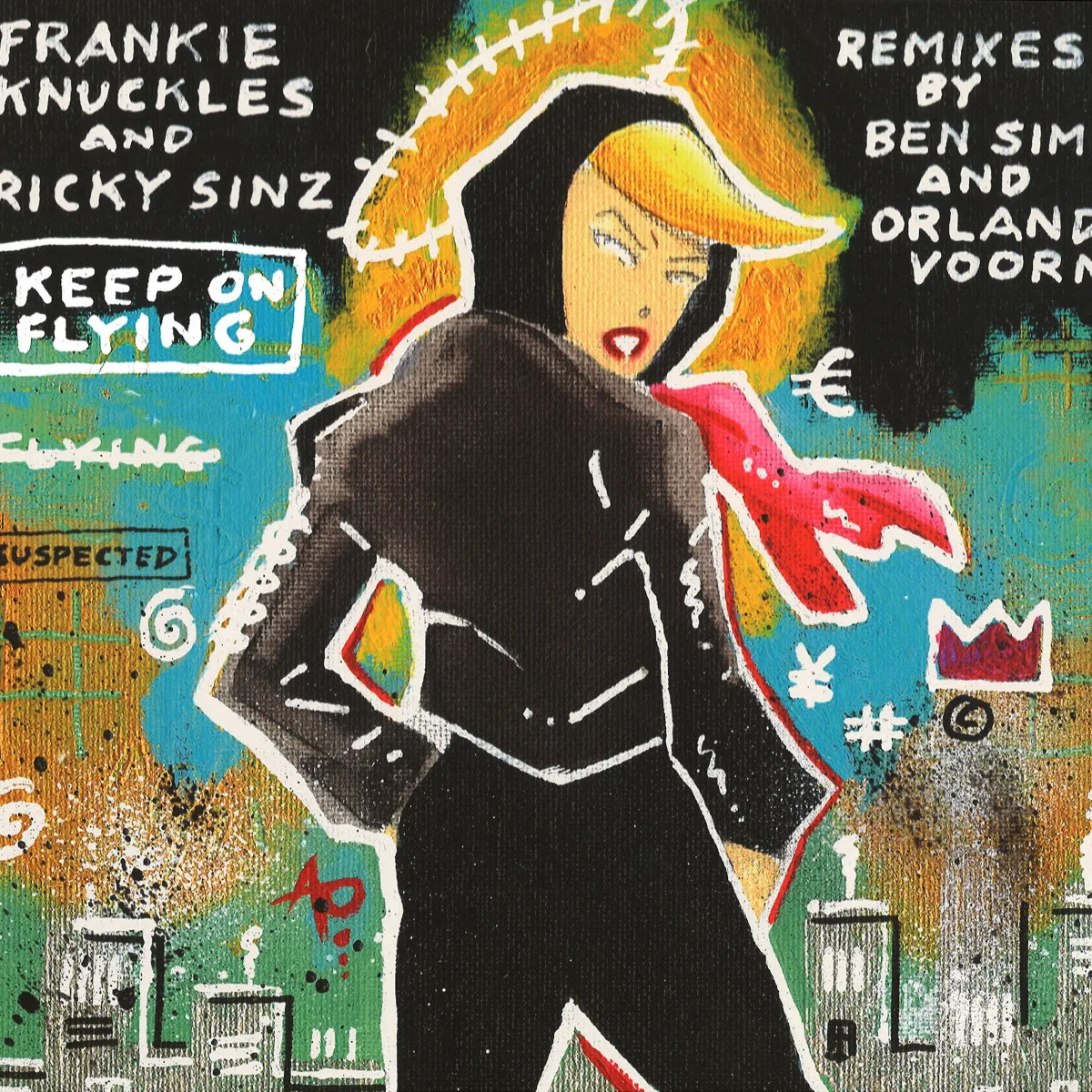 Back cover — Frankie Knuckles/Ricky Sinz — Keep On Flying EP