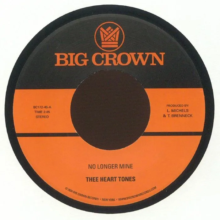 THEE HEART TONES — No Longer Mine