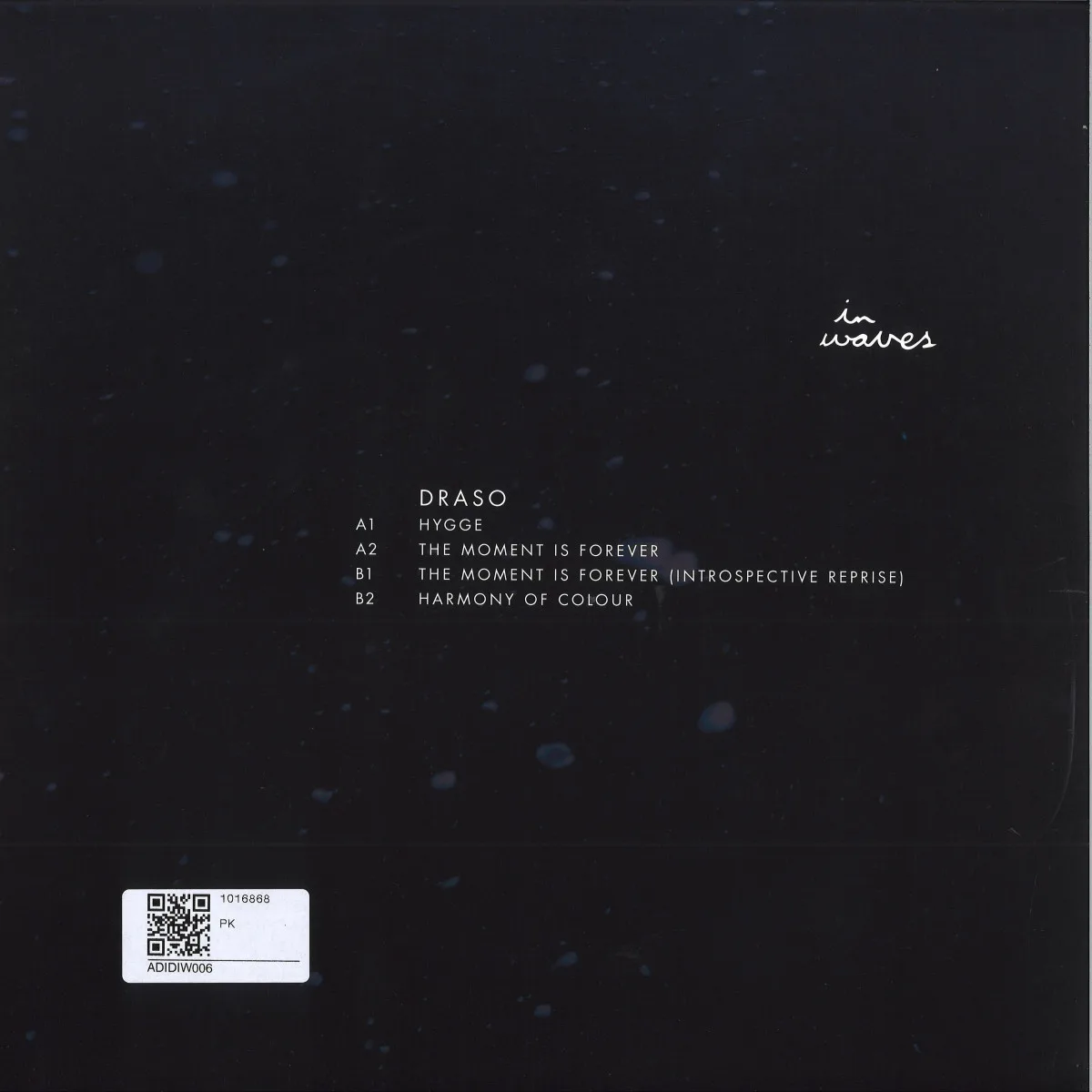 Back cover — Draso — The Moment Is Forever