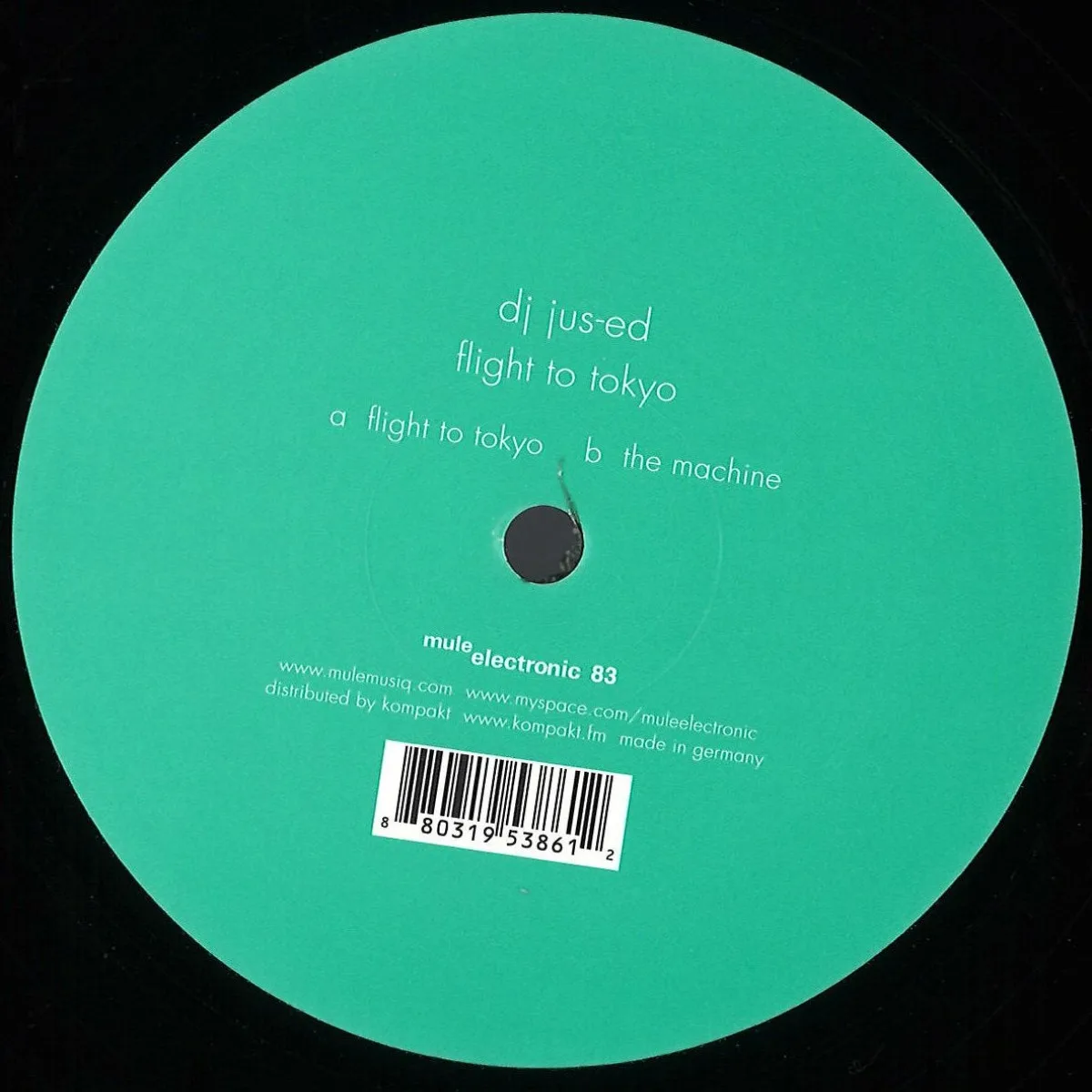Front cover — Dj Jus-ed — Flight To Tokyo