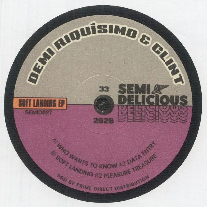Back cover — Demi RIQUISIMO / CLINT — Soft Landing EP