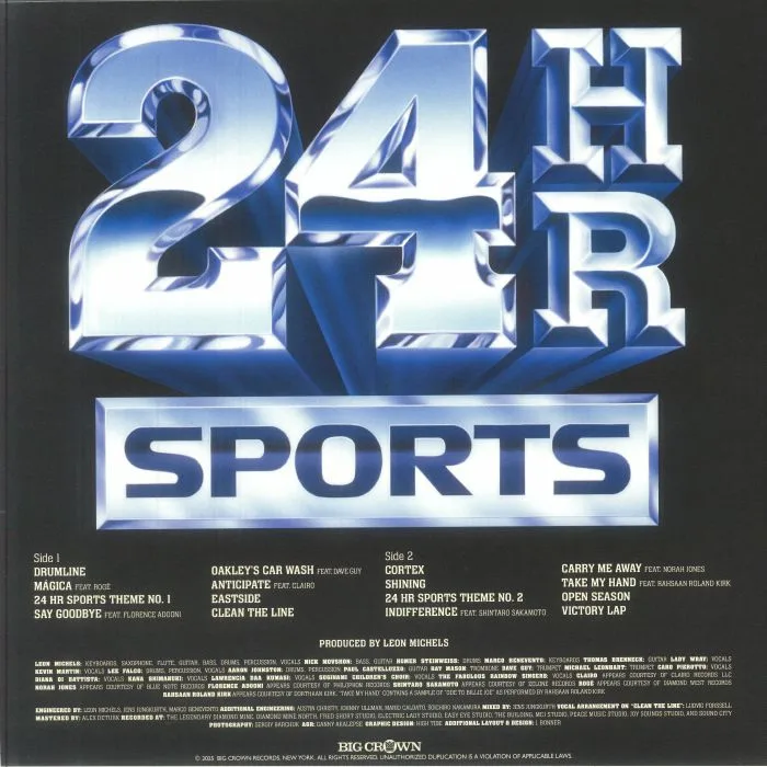 Back cover — EL MICHELS AFFAIR — 24 Hr Sports