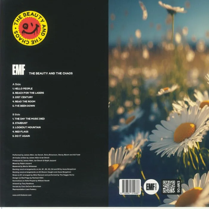 Back cover — EMF — The Beauty & The Chaos