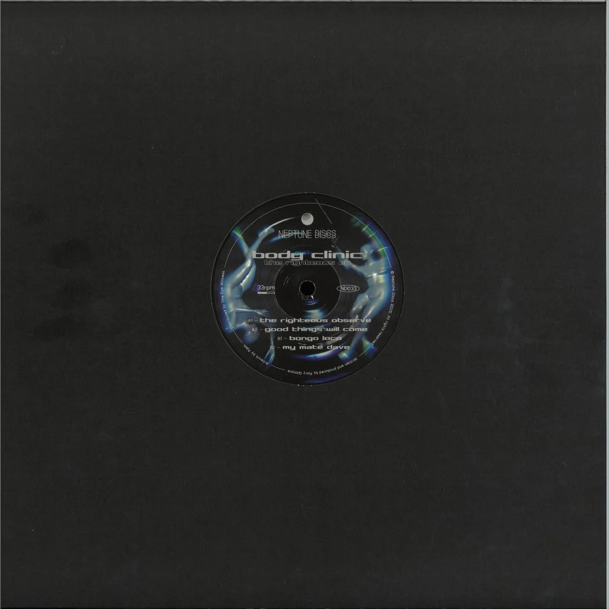 Обратная сторона обложки — Body Clinic — The Righteous EP