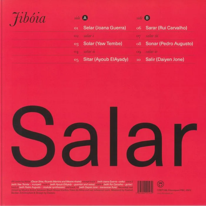 Обратная сторона обложки — JIBOIA — Salar
