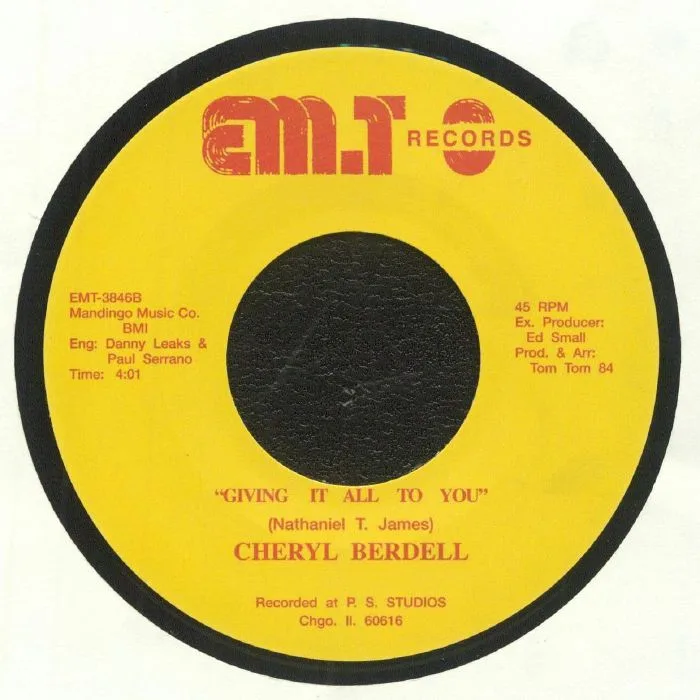 Front cover — Cheryl BERDELL — Giving It All To You (reissue)