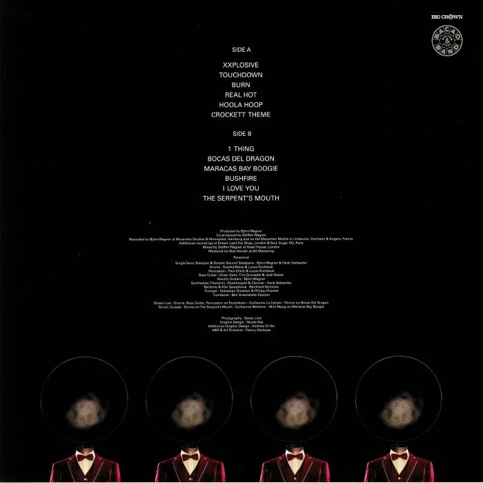 Back cover — BACAO RHYTHM & STEEL BAND — The Serpent's Mouth