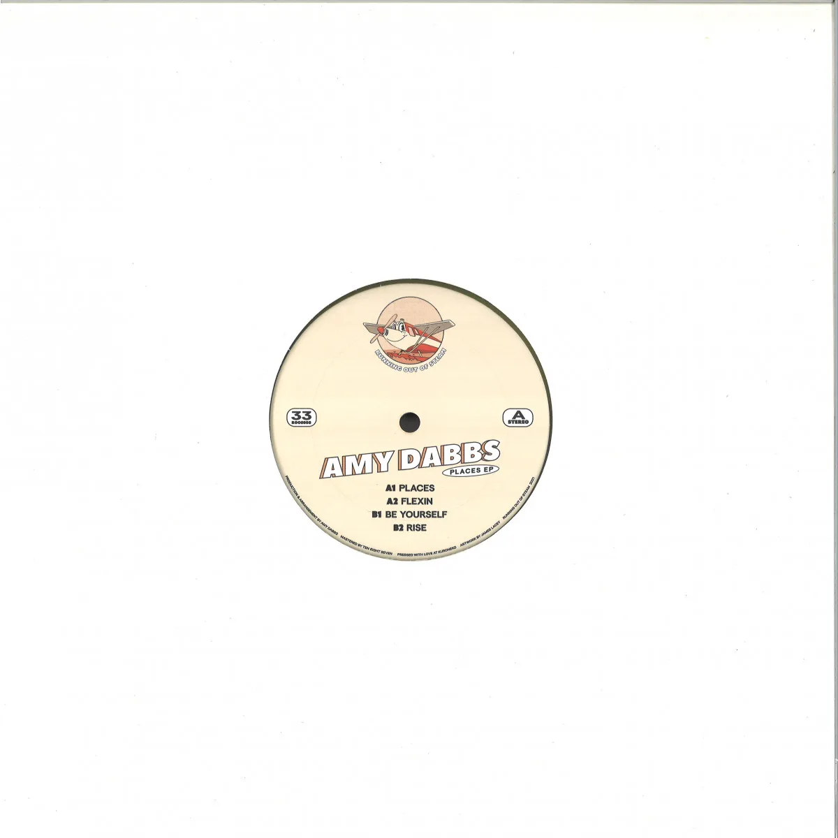 Back cover — Amy Dabbs — Places EP