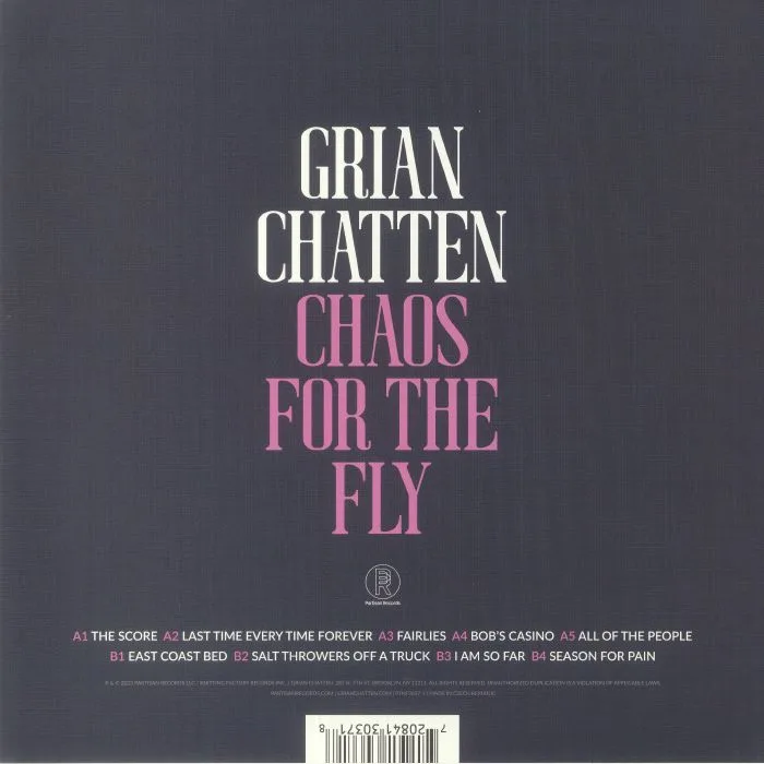 Обратная сторона обложки — Grian CHATTEN — Chaos For The Fly