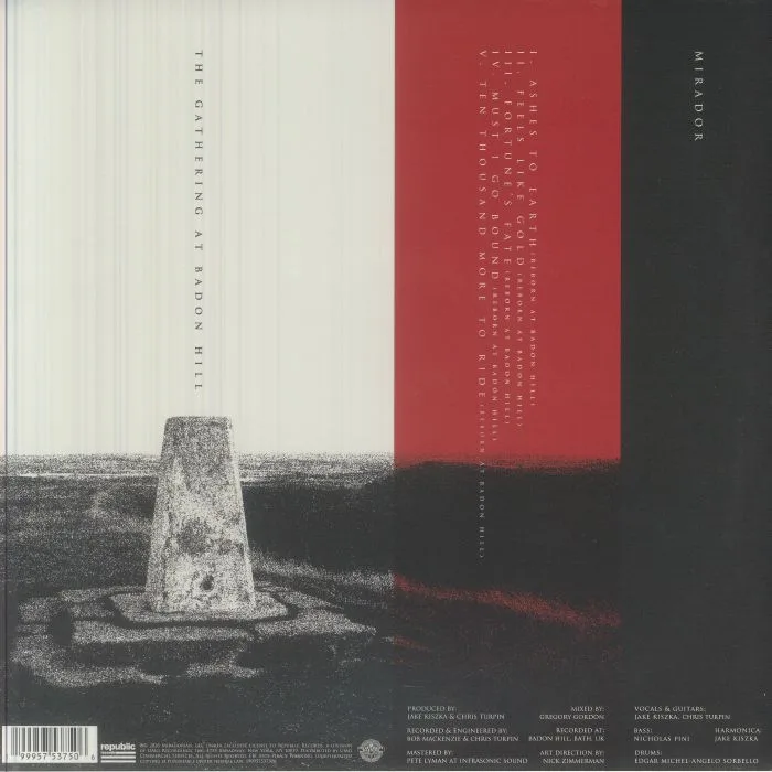 Back cover — MIRADOR — Gathering At Badon Hill