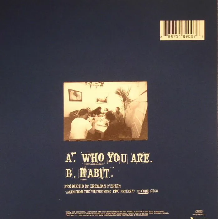 Обратная сторона обложки — PEARL JAM — Who You Are