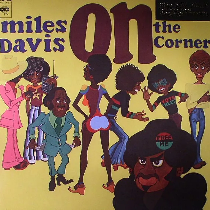 Лицевая сторона обложки — Miles DAVIS — On The Corner