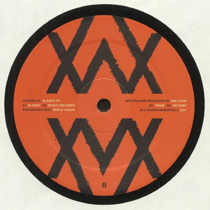 Back cover — Yan COOK — Blades EP