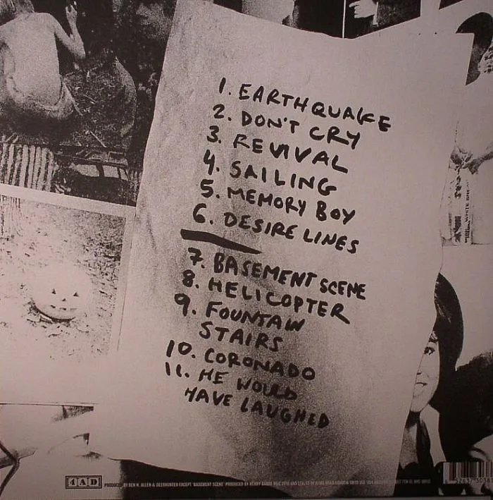 Back cover — DEERHUNTER — Halcyon Digest