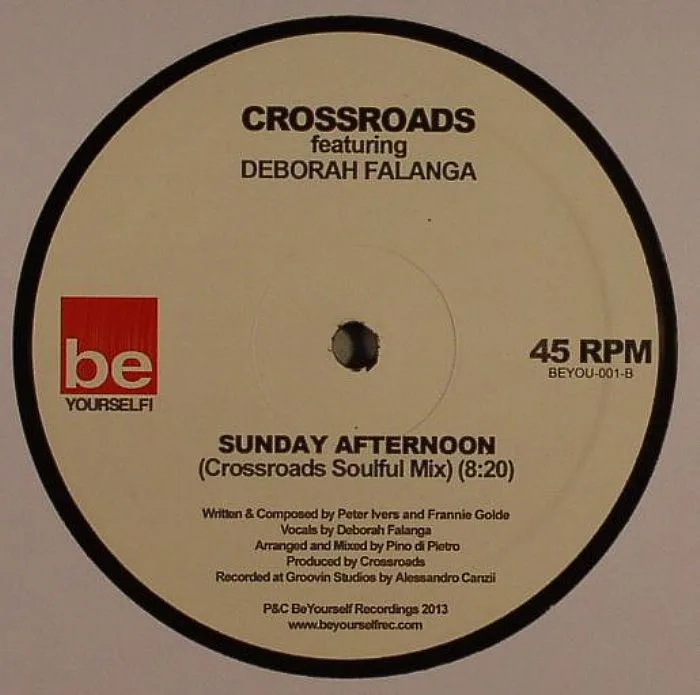 Back cover — CROSSROADS feat DEBORAH FALANGA — Sunday Afternoon