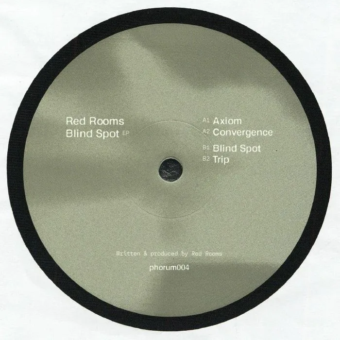 Back cover — RED ROOMS — Blind Spot EP