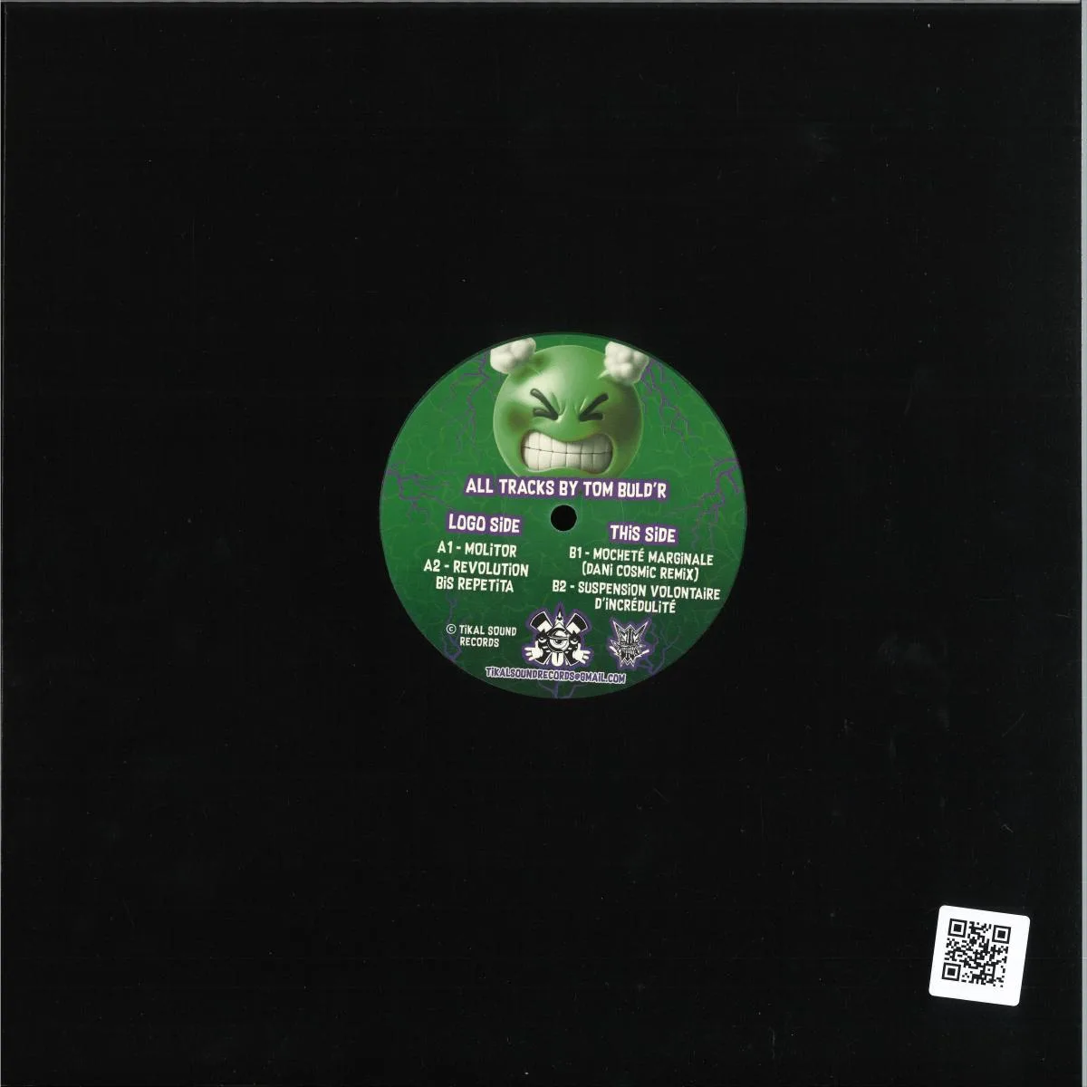 Back cover — Tom Buld'r, Dani Cosmic — Molitor