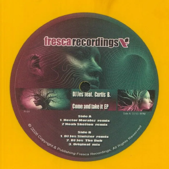 Лицевая сторона обложки — DJ JES feat CURTIS B — Come & Take It EP