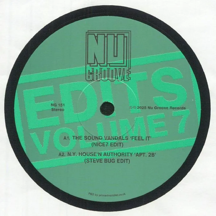 Лицевая сторона обложки — Various — Nu Groove Edits, Vol. 7