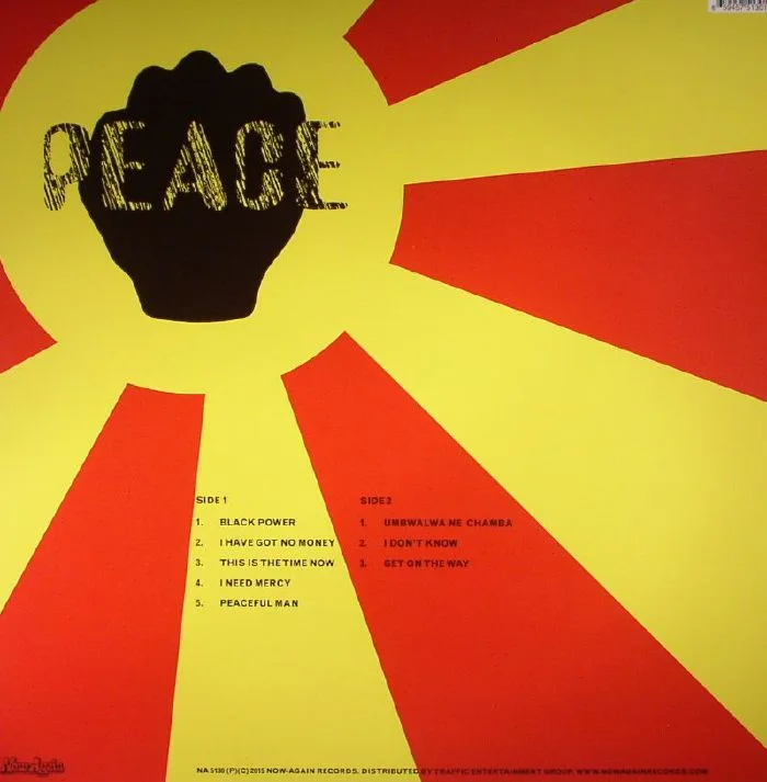 Обратная сторона обложки — The PEACE — Black Power