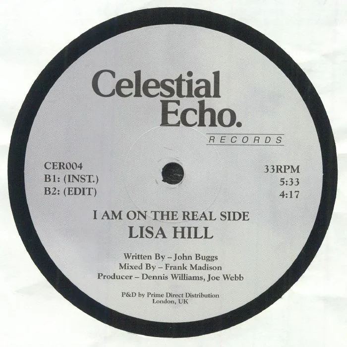 Back cover — Lisa HILL — I Am On The Real Side