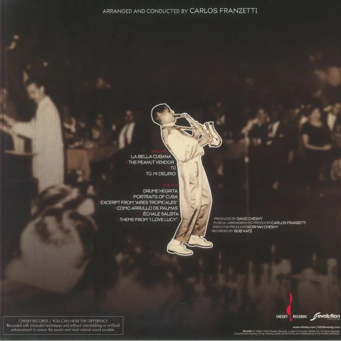 Back cover — Paquito D'RIVERA — Portraits Of Cuba (Chesky Original Masters Series)
